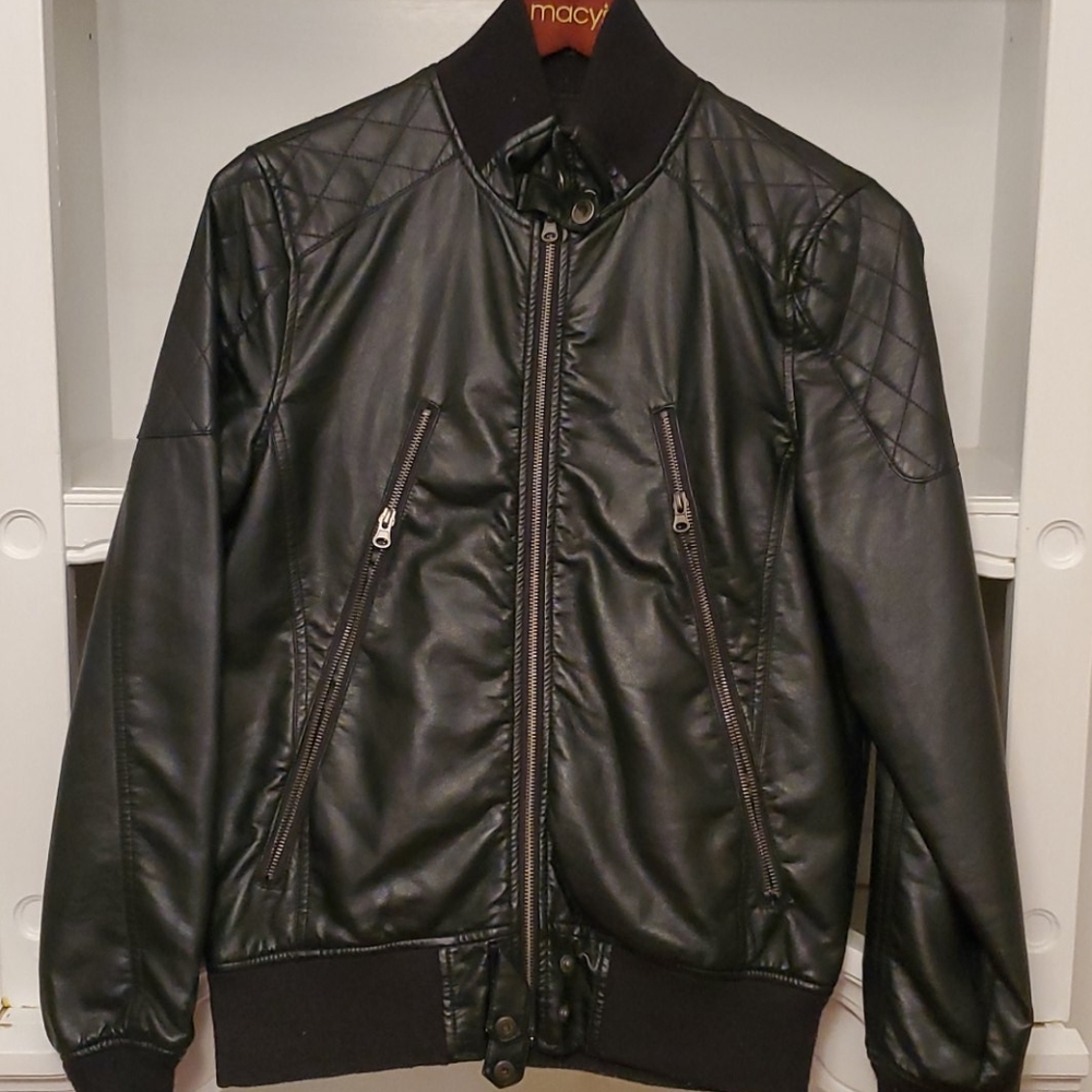 Black leather jacket from Urban Outfitters